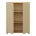 Alice Springs Tall 2 Door Cupboard with Push-to-Open Doors