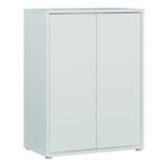 Alice Springs Tall 2 Door Cupboard with Push-to-Open Doors