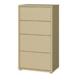Alice Springs Tall 4 Drawer Chest with Push-to-Open Drawers