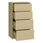 Alice Springs Tall 4 Drawer Chest with Push-to-Open Drawers