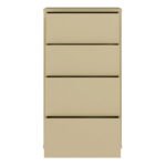 Alice Springs Tall 4 Drawer Chest with Push-to-Open Drawers