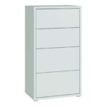 Alice Springs Tall 4 Drawer Chest with Push-to-Open Drawers