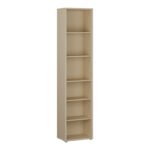 Alice Springs Tall Narrow Bookcase with 5 Shelves