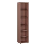Alice Springs Tall Narrow Bookcase with 5 Shelves