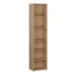 Alice Springs Tall Narrow Bookcase with 5 Shelves