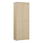 Alice Springs Tall Shoe Cabinet with 4 Doors Push-to-Open