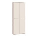 Alice Springs Tall Shoe Cabinet with 4 Doors Push-to-Open