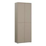 Alice Springs Tall Shoe Cabinet with 4 Doors Push-to-Open