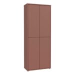 Alice Springs Tall Shoe Cabinet with 4 Doors Push-to-Open