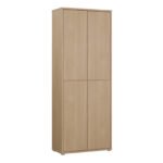 Alice Springs Tall Shoe Cabinet with 4 Doors Push-to-Open