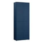 Alice Springs Tall Shoe Cabinet with 4 Doors Push-to-Open