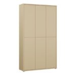 Alice Springs Tall Shoe Cabinet with 6 Doors Push-to-Open