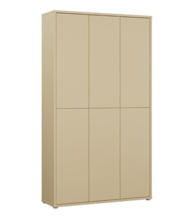 Alice Springs Tall Shoe Cabinet with 6 Doors Push-to-Open