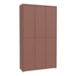 Alice Springs Tall Shoe Cabinet with 6 Doors Push-to-Open