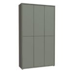 Alice Springs Tall Shoe Cabinet with 6 Doors Push-to-Open