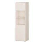 Alice Springs Tall Storage Cabinet with 2 Push-to-Open Doors & 1 Shelf in Sand