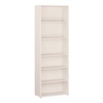 Alice Springs Tall Wide Bookcase with 5 Shelves in Sand