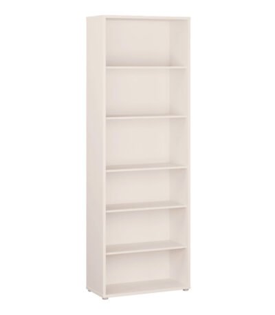 Alice Springs Tall Wide Bookcase with 5 Shelves in Sand
