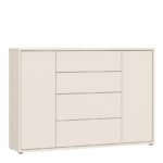 Alice Springs Wide Sideboard with 4 Drawers & 2 Doors with Push-to-Open
