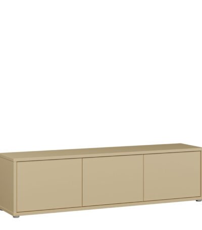 Alice Springs Wide TV Cabinet with 3 Doors Push-to-Open