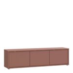 Alice Springs Wide TV Cabinet with 3 Doors Push-to-Open
