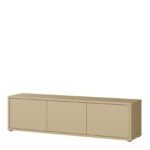 Alice Springs Wide TV Cabinet with 3 Doors Push-to-Open