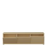 Alice Springs Wide TV Cabinet with 3 Doors Push-to-Open