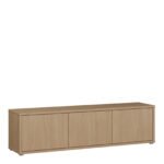 Alice Springs Wide TV Cabinet with 3 Doors Push-to-Open