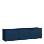 Alice Springs Wide TV Cabinet with 3 Doors Push-to-Open