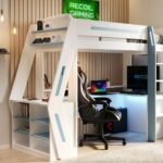 Alister Gaming High Sleeper with Desk & Storage