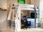 Alister Gaming High Sleeper with Desk & Storage - Image 9