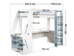 Alister Gaming High Sleeper with Desk & Storage - Image 8