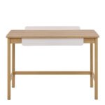 Alpena Office Desk in Oak & Beige
