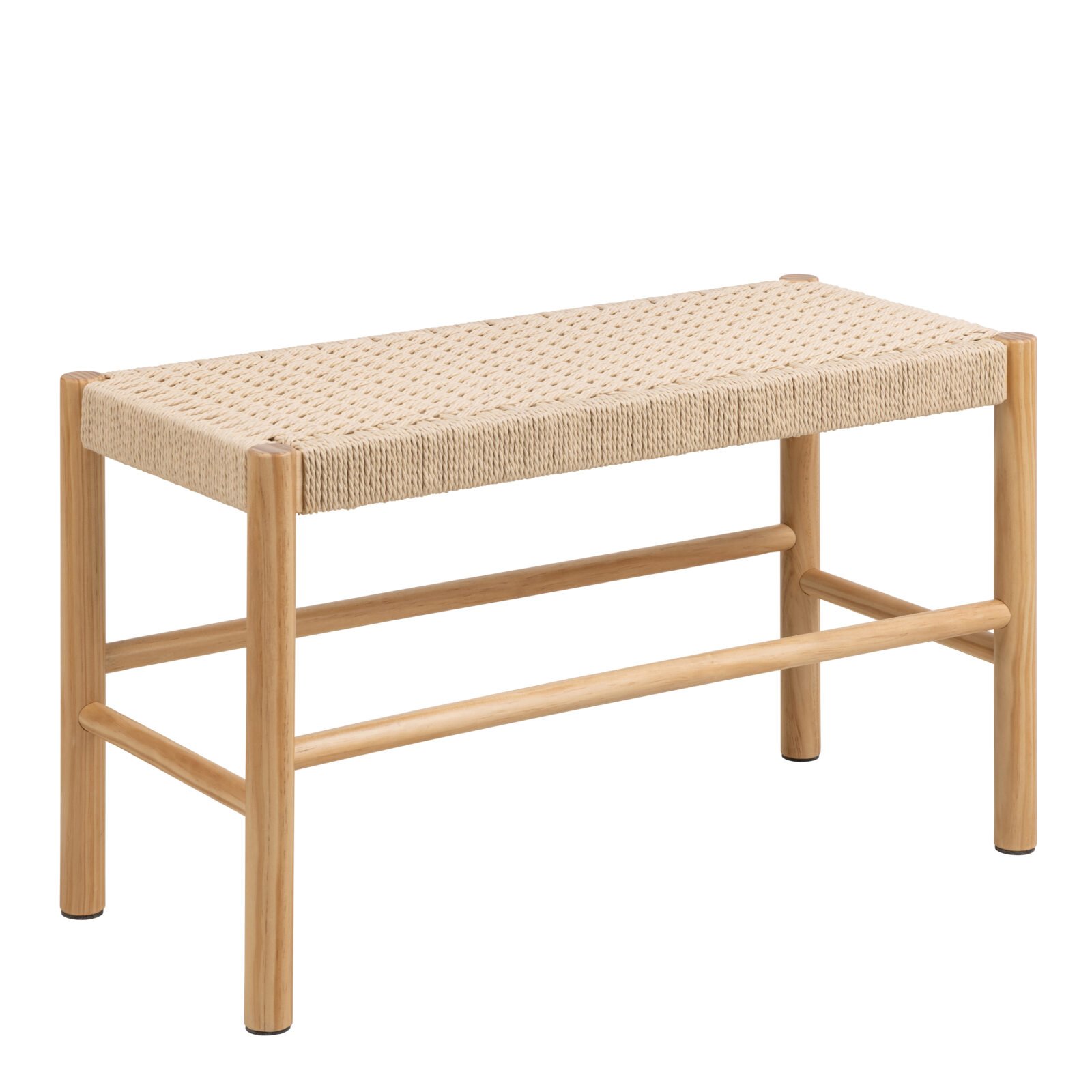 Alvin Weaved Bench in Off White Alvin Weaved Bench in Off White