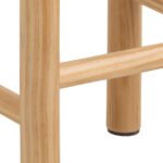 Alvin Weaved Stool in Off White