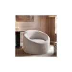 Amari Cream Bouclé Accent Chair