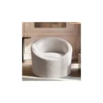 Amari Cream Bouclé Accent Chair - Image 2