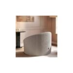 Amari Cream Bouclé Accent Chair - Image 3