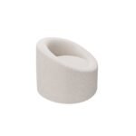 Amari Cream Bouclé Accent Chair - Image 5