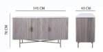 Amiri Marble 3 Door Sideboard - Image 11