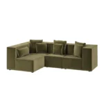 Anders Left Corner Modular Sofa Velvet