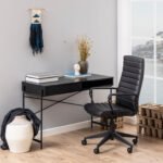 Angus Office Desk with Sliding Door