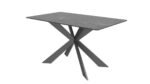 Apollo Black 135cm Dining Table