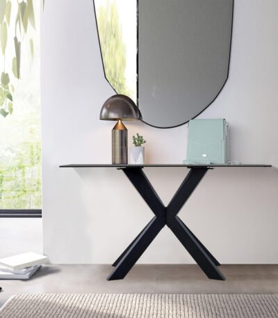 Apollo Black Console Table