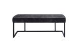 Apollo Black Velvet Corner Bench Set - Left Hand
