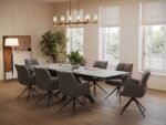 AR50 Ash Chenille Dining Chair