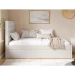 Ari Upholstered Single Bed with Trundle