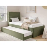 Ari Upholstered Single Bed with Trundle
