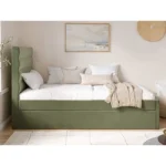 Ari Upholstered Single Bed with Trundle