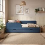 Aris Single Montessori Bed with 2 Storage Drawers